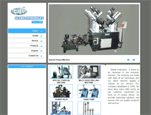 Tablet Screenshot of globalhydraulics.org.in
